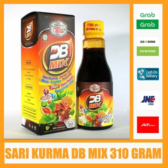 

Sari Kurma DB Mix 310 Gram - Sari Kurma Angkak