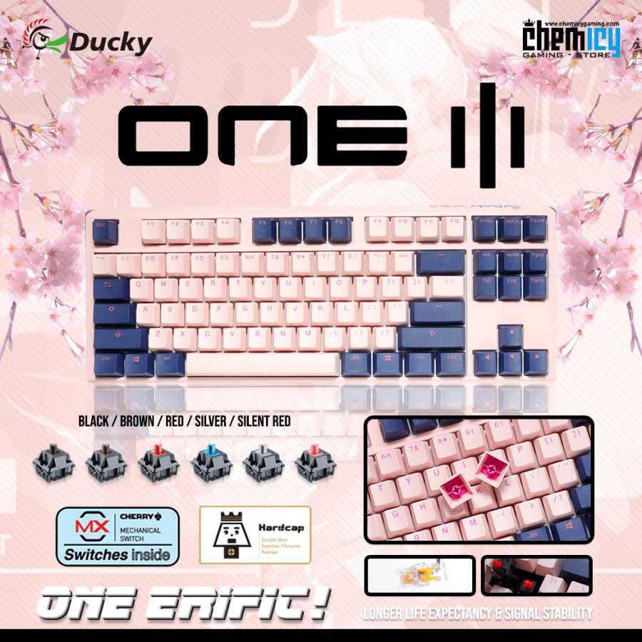 Ducky One 3 Fuji TKL Hotswapp Mechanical Gaming Keyboard