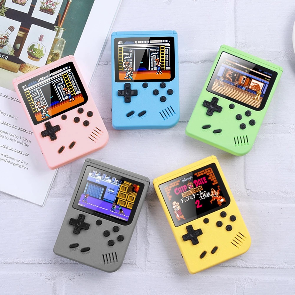 Gameboy Retro 400 in 1 Games Mini Portabel SUPRIME Red Series Console Games 1 PLAYER / 2 PLAYER