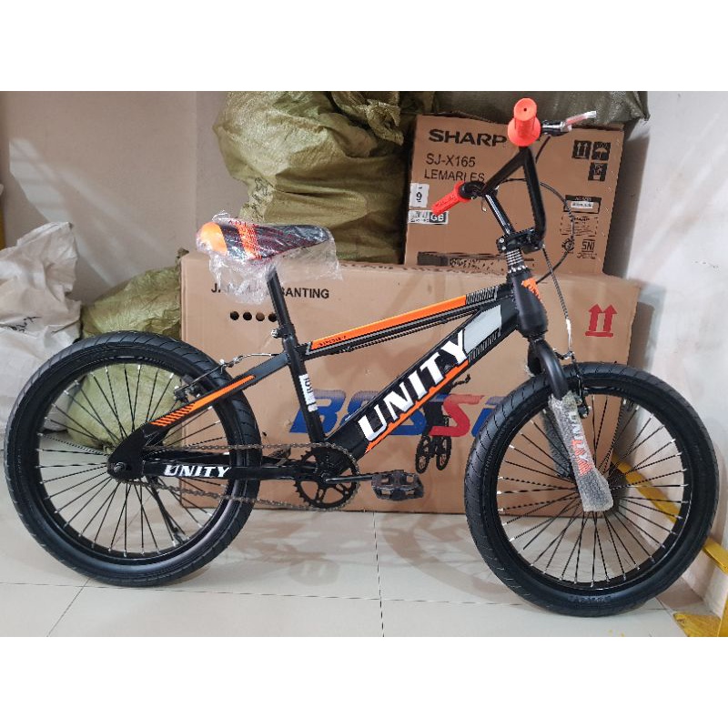 Sepeda BMX 20 inch UNITY BAN JUMBO ( Warna Orange )