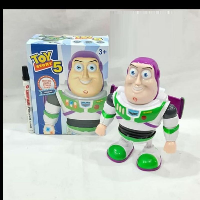 MAINAN ROBOT DANCE BUZZ LIGHTYEAR TOY STORY TERLARIS