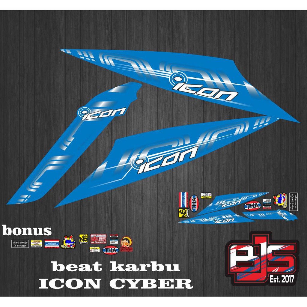 Striping beat karbu - Stiker Decal beat karbu 2008-2012 icon cyber