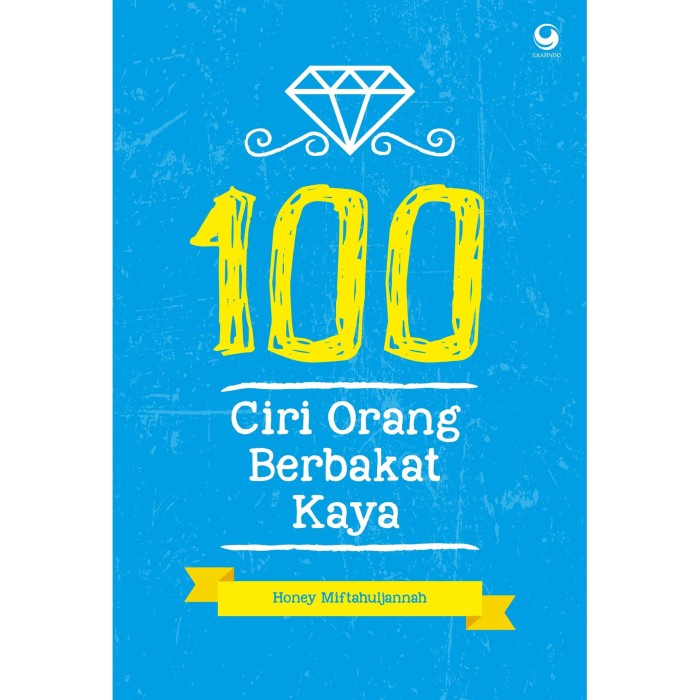 Buku 100 Ciri Orang Berbakat Kaya