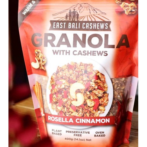 GRANOLA CLUSTER EAST BALI CASHEWS 400gr - MIX VARIAN