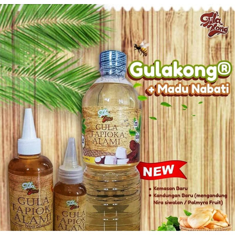 

Gulakong kemasan 140 gr dan 350 gr