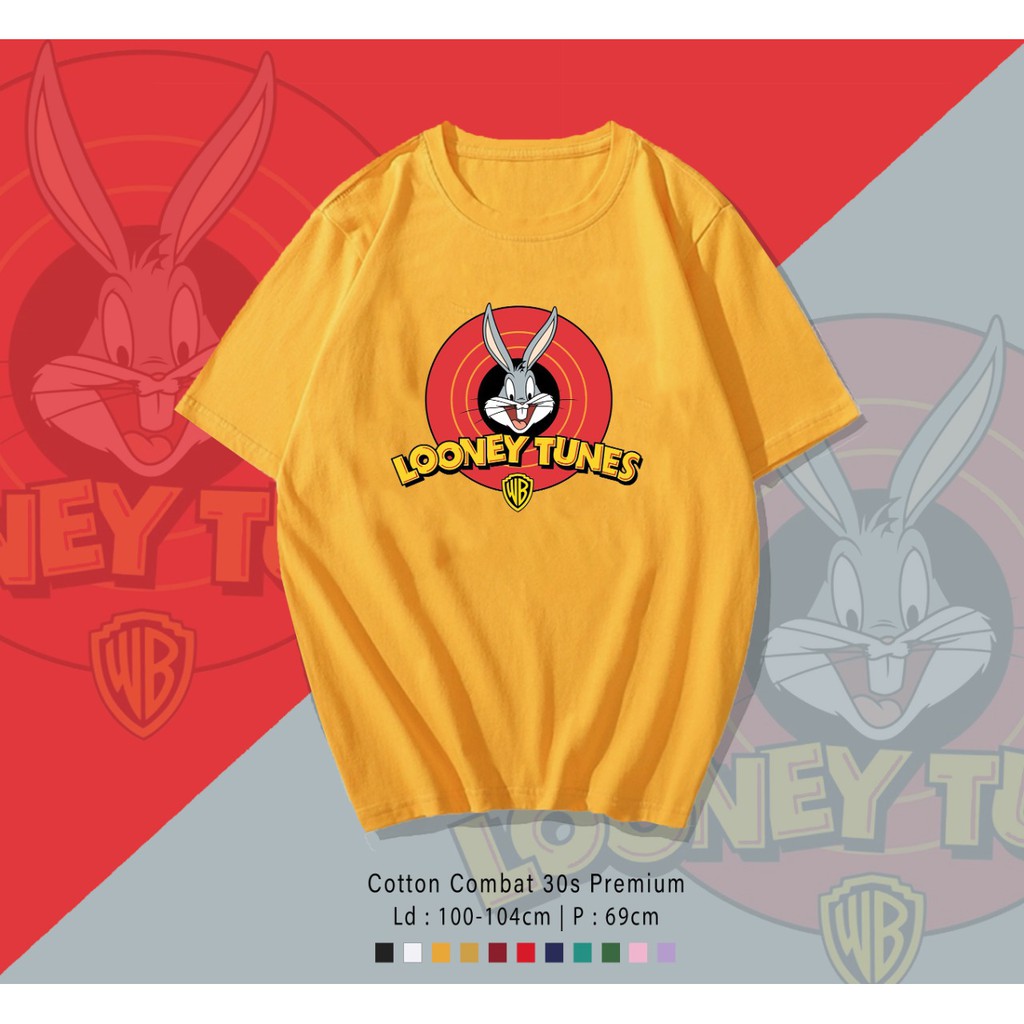 LOONEY TUNES  / TERMURAH BAJU KAOS KATUN WANITA/ PRIA UNISEX LENGAN PENDEK / TUMBLR TEE /  OVERSIZE