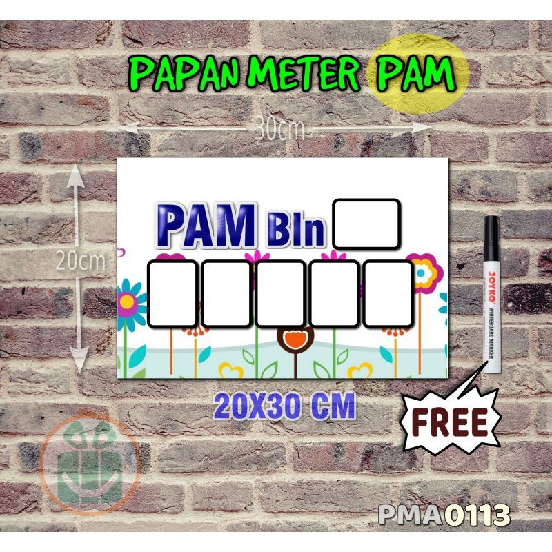 

SBC Papan Meter Listrik PLN PAM motif Unik - Floral 13