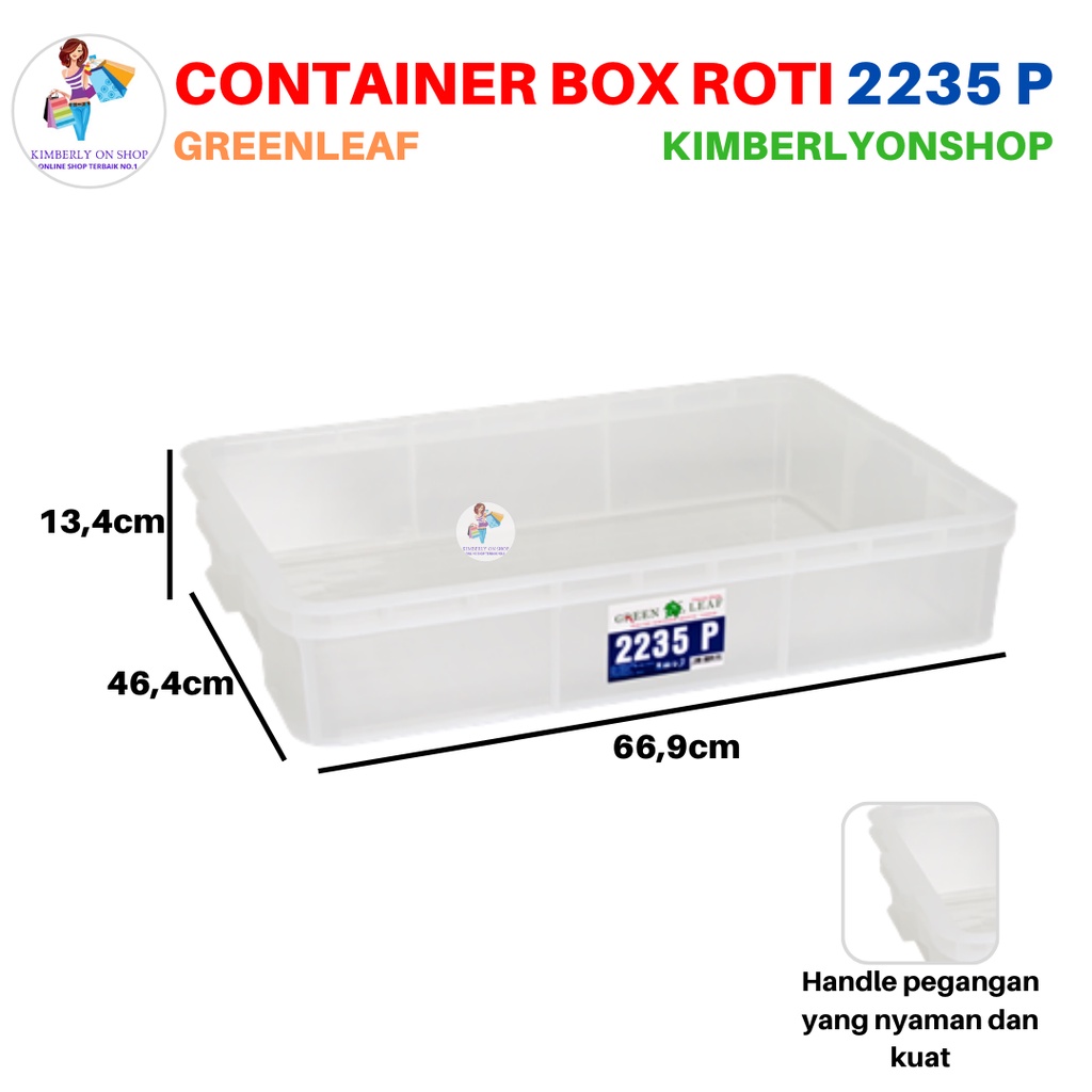 Container Box 32 Liter 2235 P Green Leaf