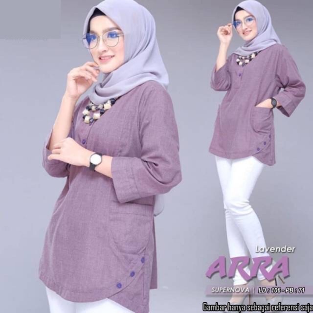 ARRA BLOUSE ATASAN WANITA HIJAB MUSLIM - THS