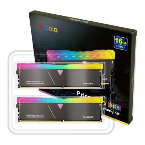 V-COLOR DDR4 PRISM PRO RGB 16GB (2x8GB) DDR4 3200Mhz NAMPOL GAN