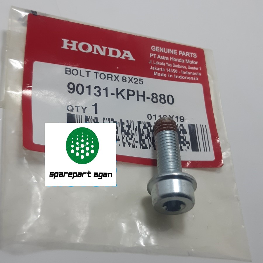 Baut Braket Kaliper 8x25 original honda 90131-KPH-880