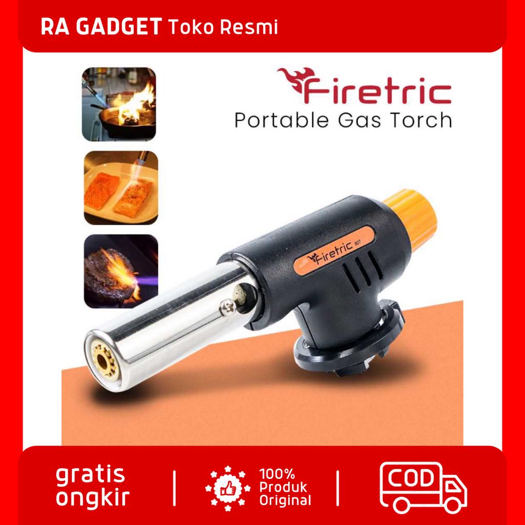 Firetric Flame Gun Portable Gas Torch / Alat Kepala Adaptor Gas Kaleng Anti Bocor Portable Blow Torc