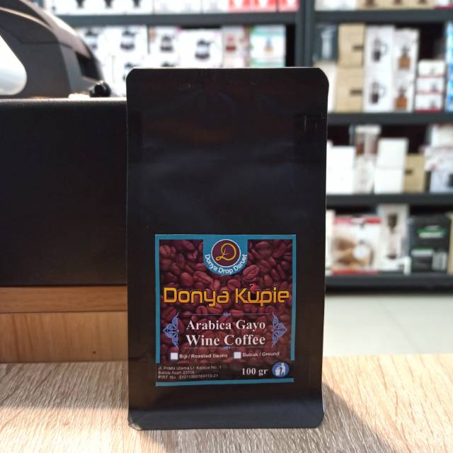 Kopi Arabika Arabica Gayo Wine Coffee 100gr