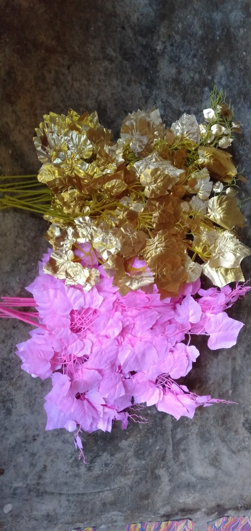 Wanflower Daun Anggur * Pink (perlusin)