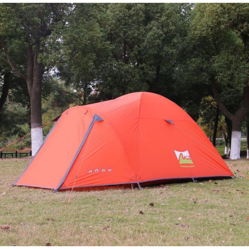 TENDA CAMPING MOUNTAIN INN SPORTS BORNEO 4 | BORNEO 6 M29 BIG DOME KAPASITAS 4 DAN 6 CAMPING DOOM