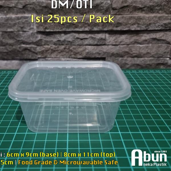 ➯ Thinwall DM Rectangle 250 ML Isi 25pcs - DM ☃