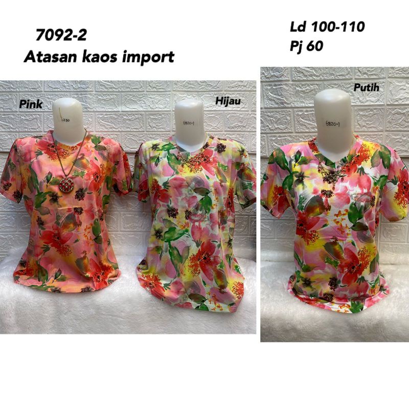 Atasan kaos import