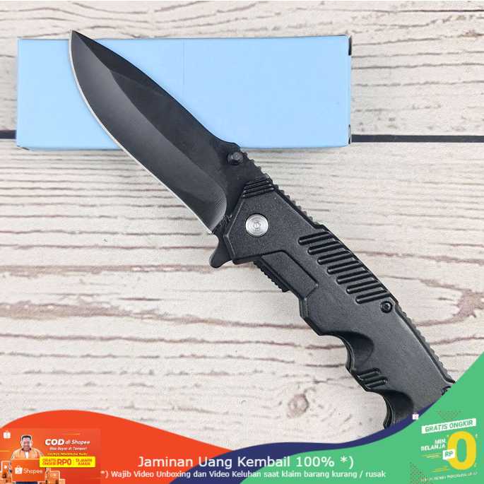 (BISA COD) RVOSTR PEGASI Pisau Lipat Tactical Folding Knife Survival Camping EDC SR-ZDD1