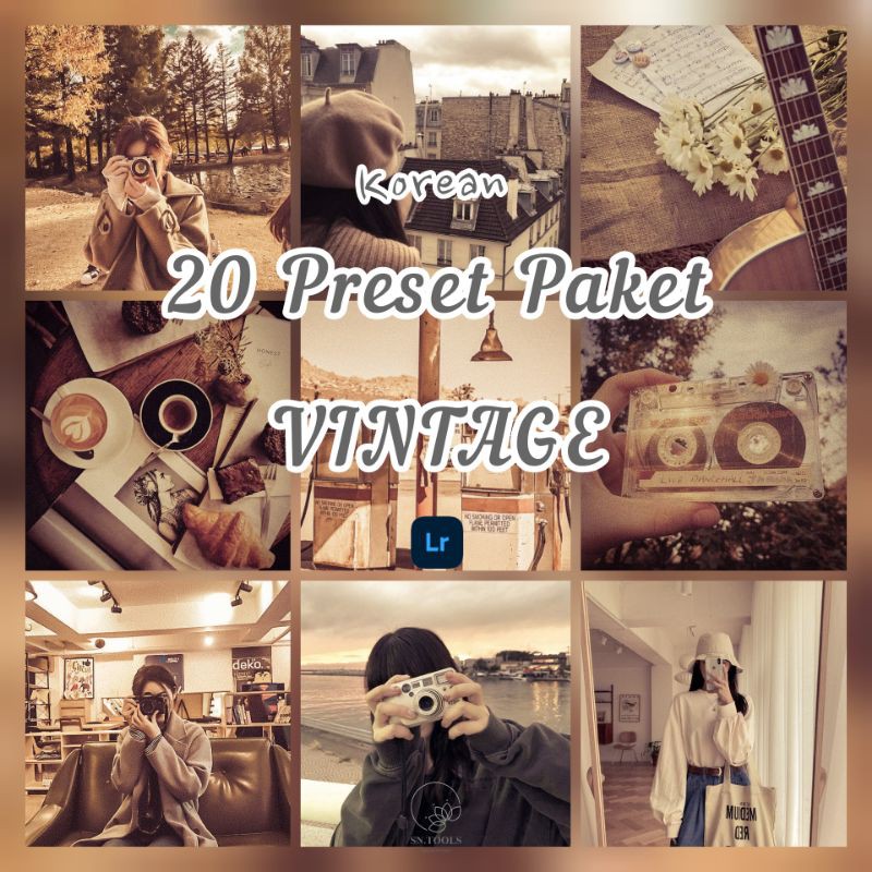 20 PAKET PRESET KOREAN VINTAGE &amp; RETRO