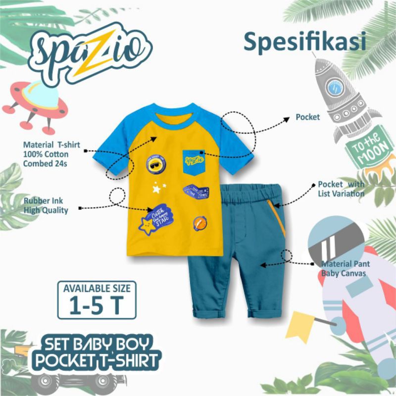 setelan pocket baby 1th