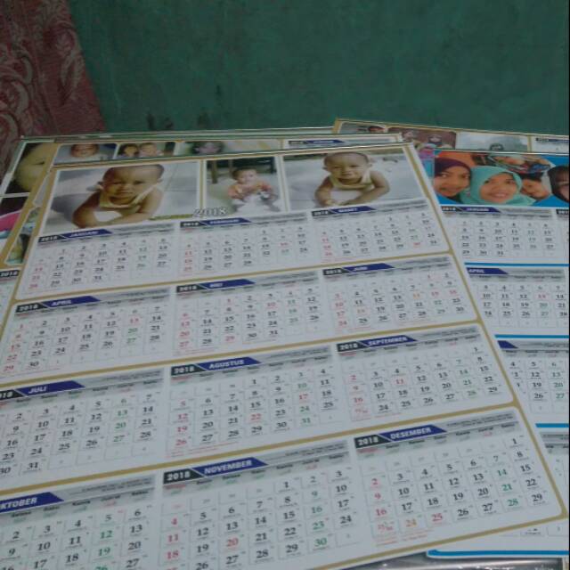 

Kalender fto dinding 1 lmbar