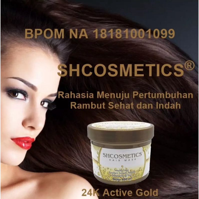 SH cosmetics hair mask 24k BPOM / MASKER RAMBUT 24K SHCOSMETICS