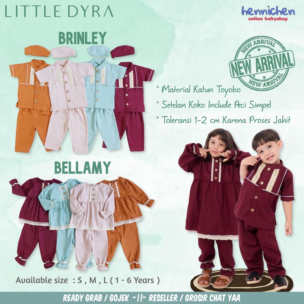 LITTLEDYRA BELLAMY &amp; BRINLEY SET SETELAN ANAK LAKI-LAKI SETELAN ANAK PEREMPUAN BAJU ANAK