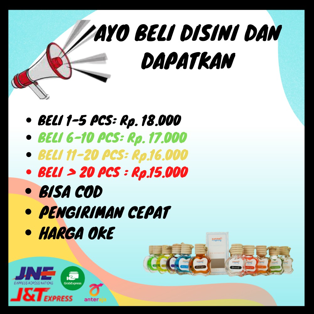 Pengharum parfum farfum parfume ruangan mobil toilet pria wanita murah kekinian terbaru tahan lama