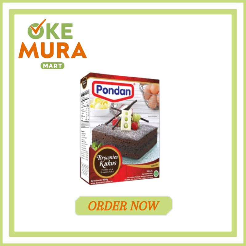 

PONDAN BROWNIES KUKUS 400GR