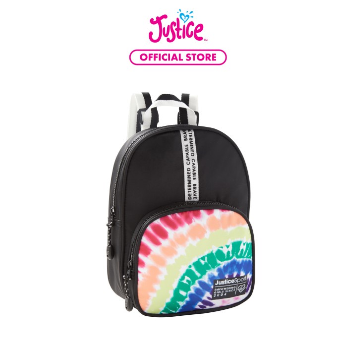 [GRATIS ONGKIR] Justice J Sport Tie Dye Pocket Dome Mini Backpack - Tas Ransel Anak TERPERCAYA
