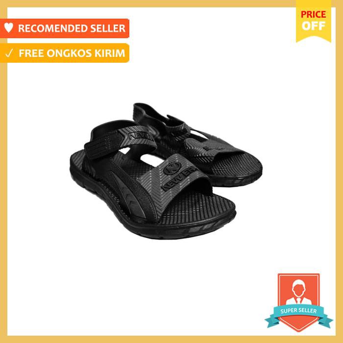 Sandal Gunung / Sendal Gunung New Era Orlando Full Black Mb6004 - Sepatu Pria - Sandal Pria