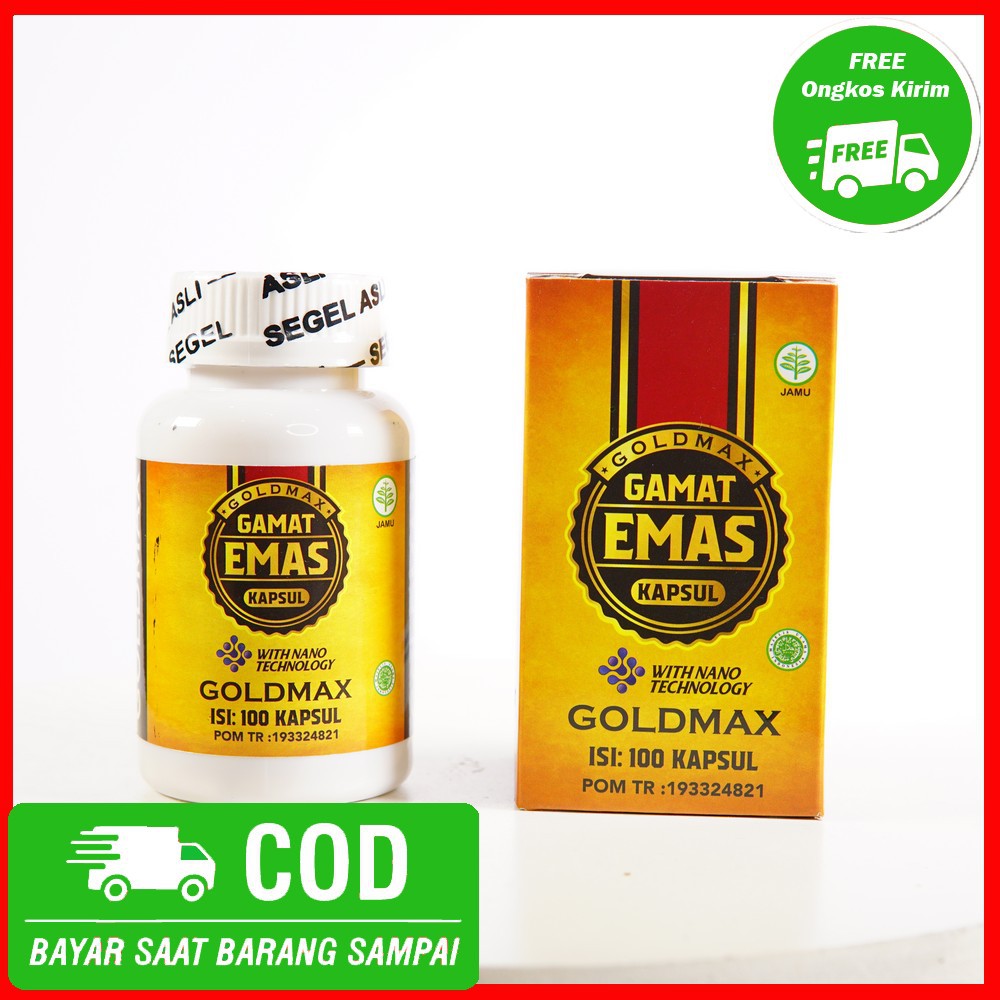 GOLD MAX GAMAT EMAS Kapsul With Nanotechnology 100% Teripang Emas Asli