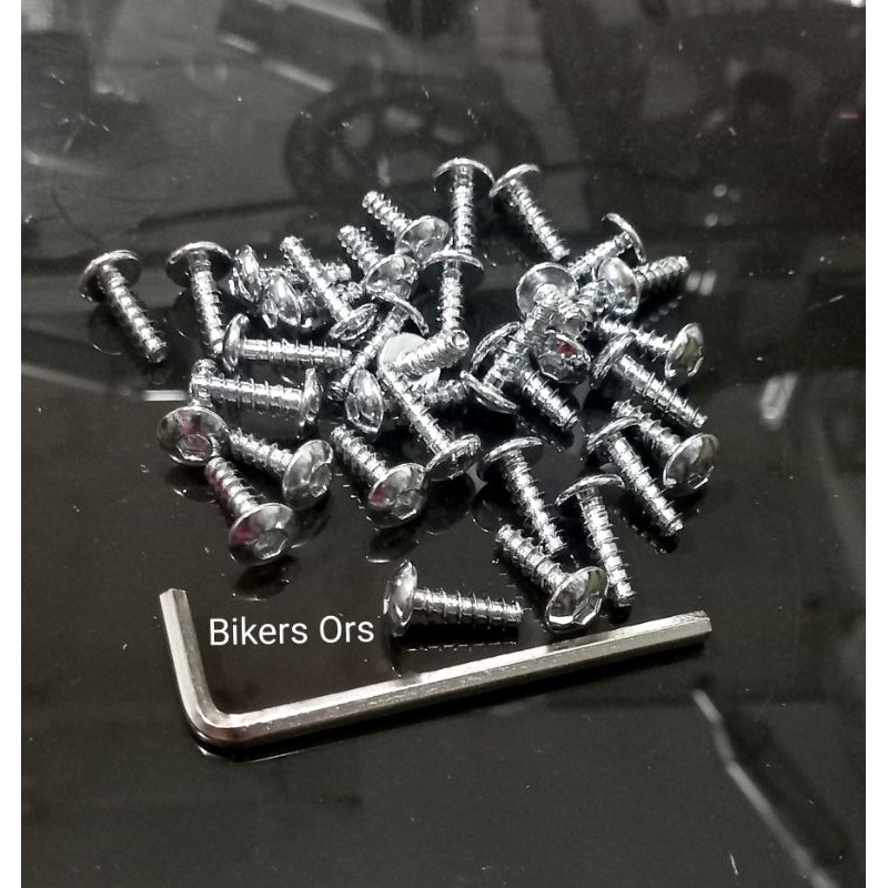 Baut body Yamaha matic dan bebek,baut body variasi