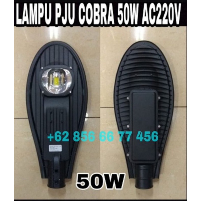 Lampu Jalan Cobra 50W / PJU Cobra 50Watt IP65