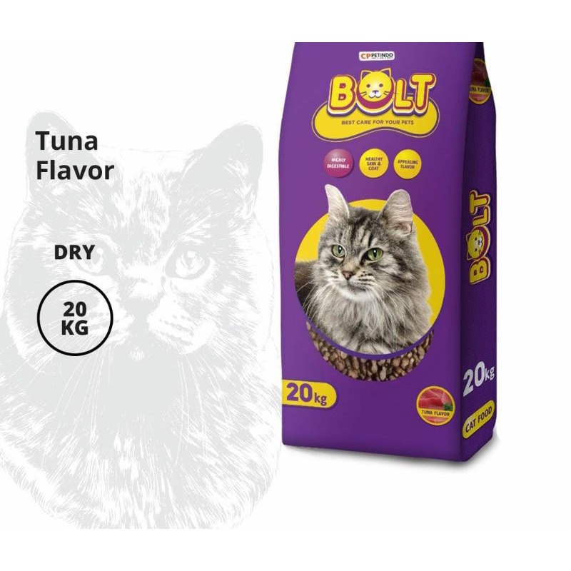 1 KARUNG BOLT 20KG MAKANAN KUCING