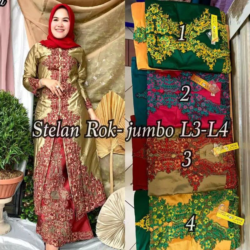 KEBAYA JUMBO//SET KEBAYA CINTA VITRI//BY PELANGI JAYA