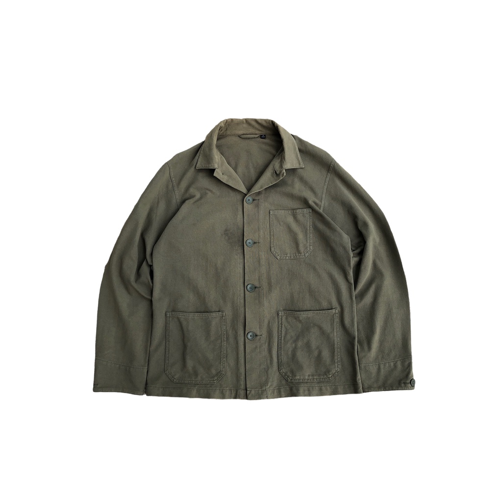 Olive Green Uniqlo Chore Jacket