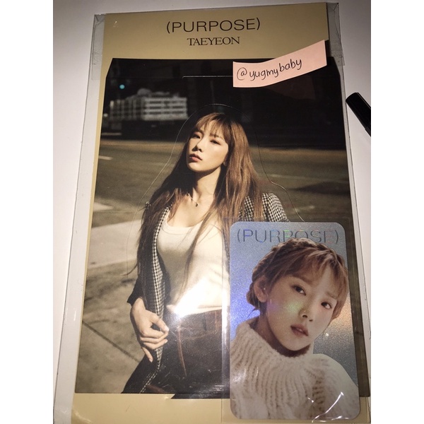 [BOOKED] STANDEE HOLO PURPOSE TAEYEON