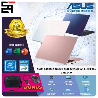 Laptop Asus Vivobook E410MA INTEL N4020 RAM 4GB 512GB SSD 14FHD WINDOWS 11
