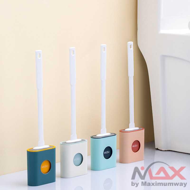 MUDU Sikat Toilet WC Brush with Quick Drying Holder Base - KT-909 Warna Hijau