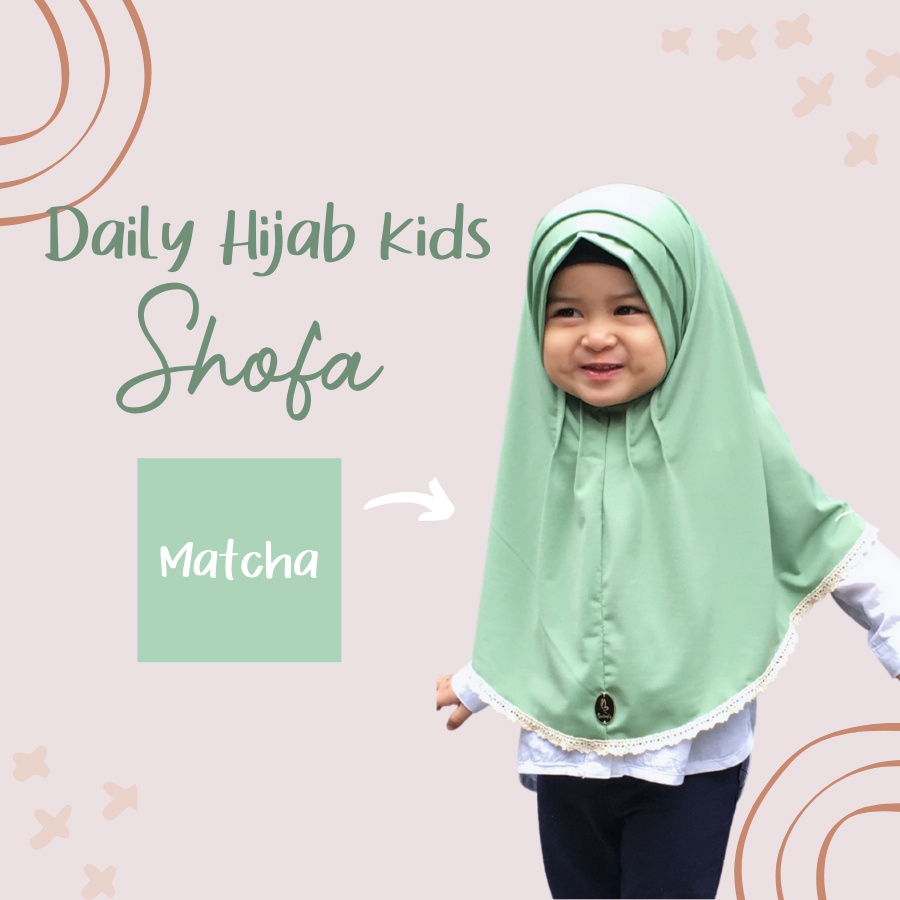 Hijab Kids Anak Usia 1-3 Tahun Renda Bawah lucu SHOFA