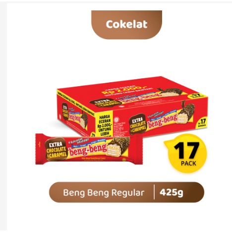 BENG BENG REGULAR / 1 BOX ISI 17 PCS / 25Gram