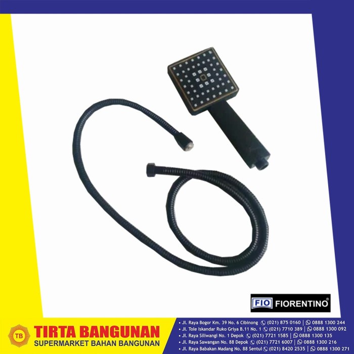 FIORENTINO F3222 HAND SHOWER BLACK