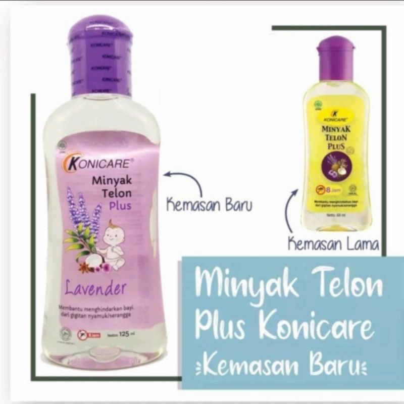 Konicare minyak telon plus 125ml kemasan baru
