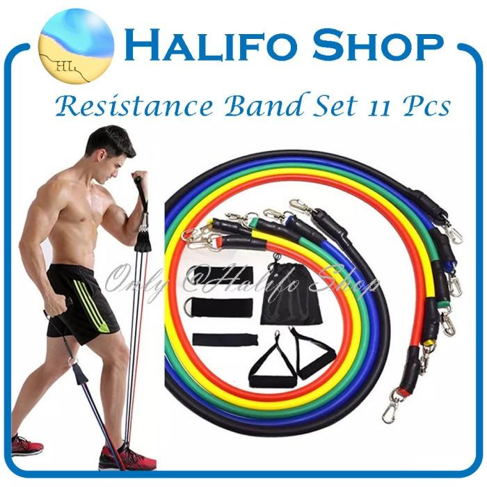 Nay Pilates / Resistance Band Set / Alat Fitnes Rumah / Home Gym