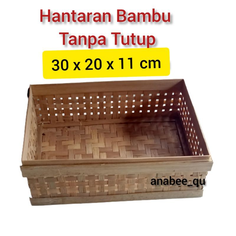 kotak Hampers Bambu persegi panjang, Hantaran Bambu anyaman, kotak seserahan, wadah serbaguna
