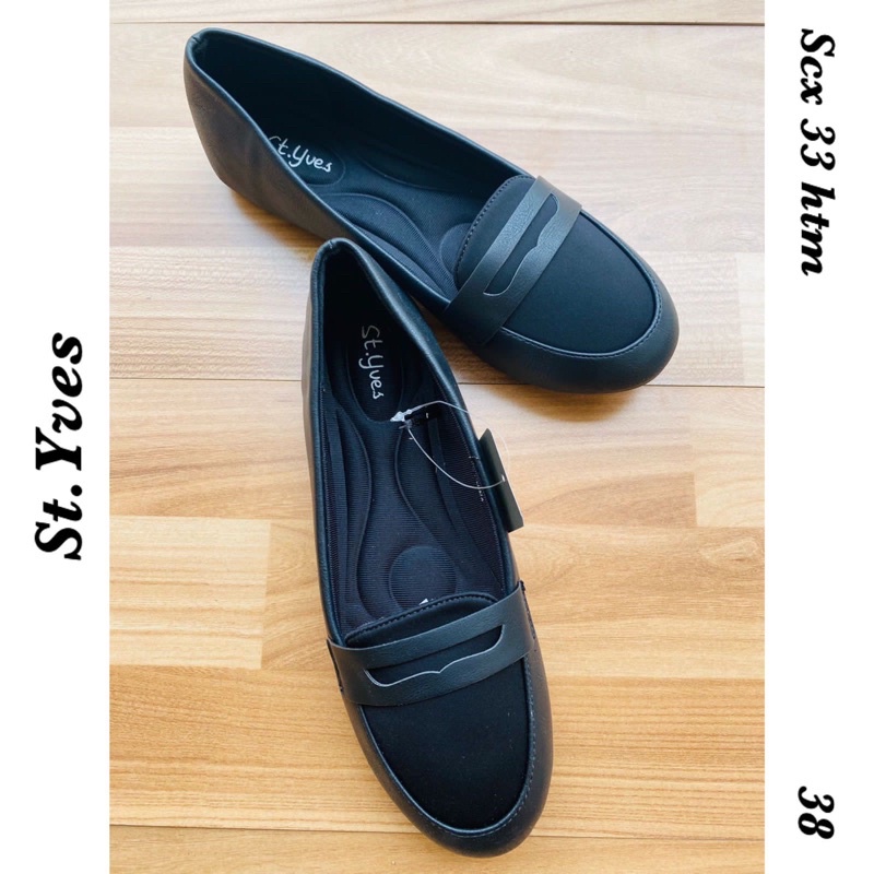 Flatshoes hitam st.yves
