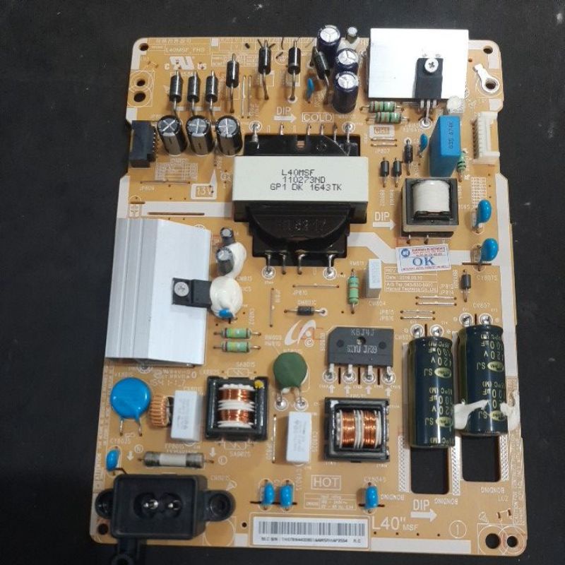 PSU Powersupply TV SAMSUNG UA 40J5000 AK UA40J5000AK UA 40J5000AK 40J5000AK 40J5000