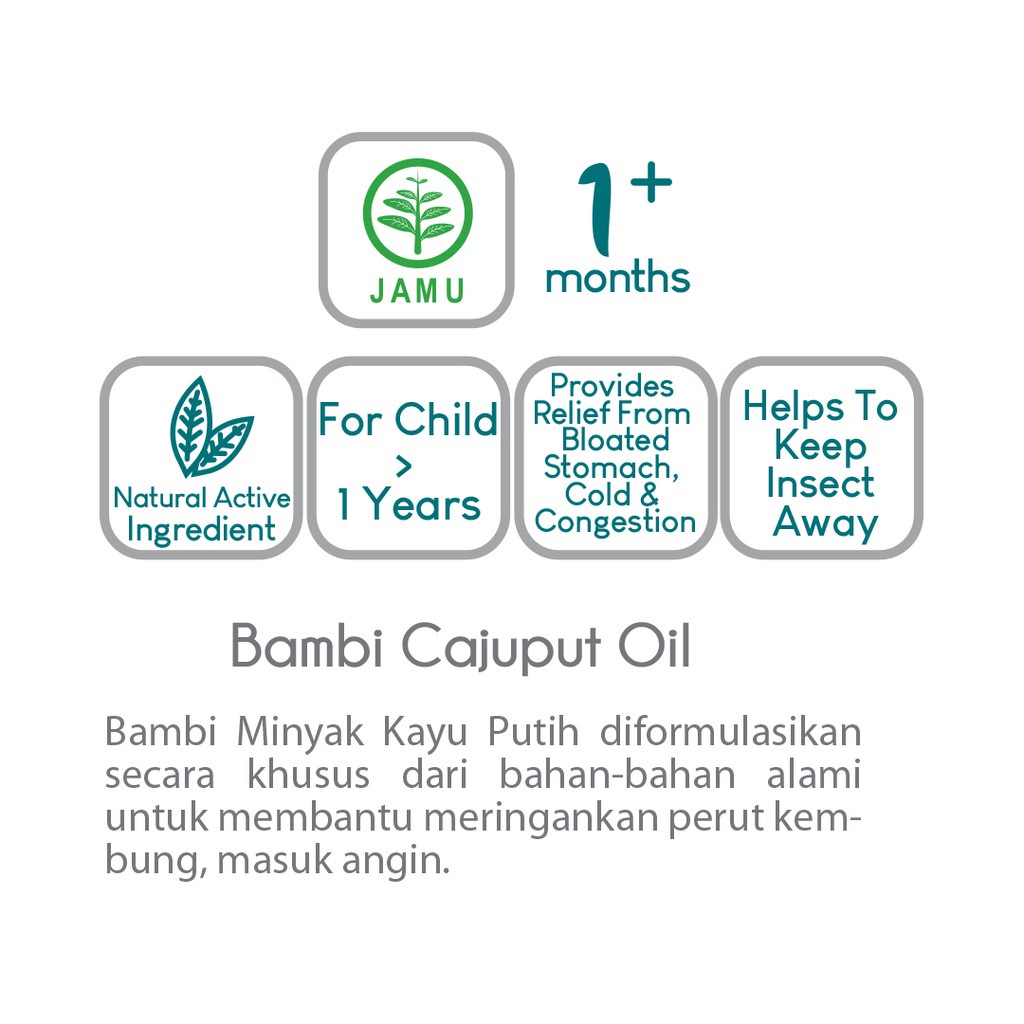 BAMBI MINYAK KAYU PUTIH 60ML