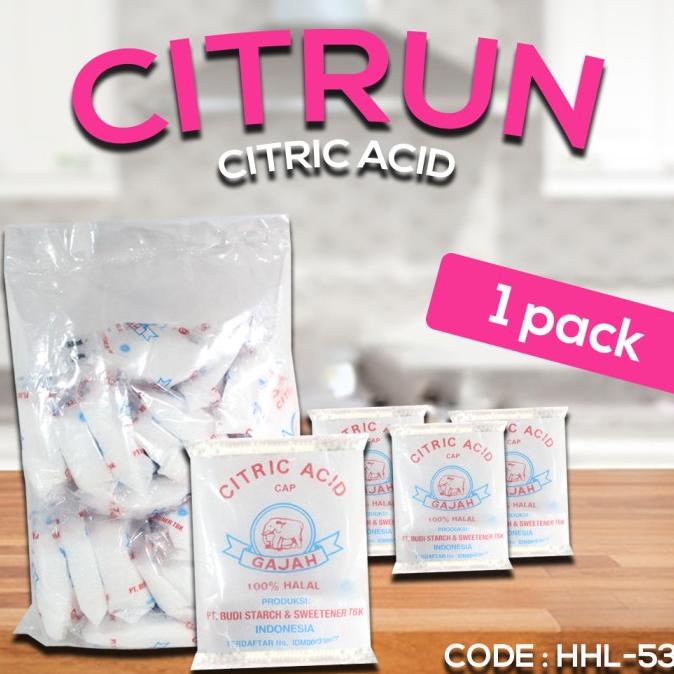 

(BISA COD) CITRUN CITRID ASID CAP GAJAH ISI 20 PCS -1KG (HHL-53) SALE Kode 955